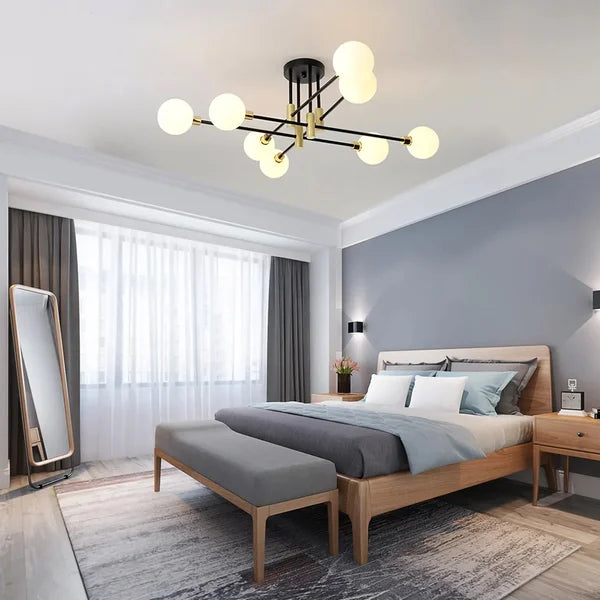 Lustre NOVAIRE Moderne à Sphères