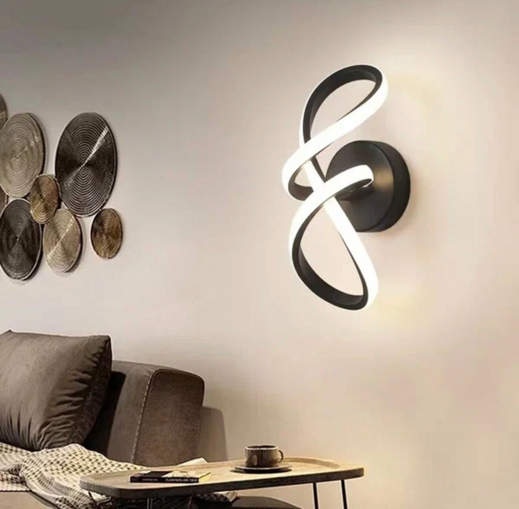 Applique murale noire
