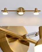luminaire design doré led