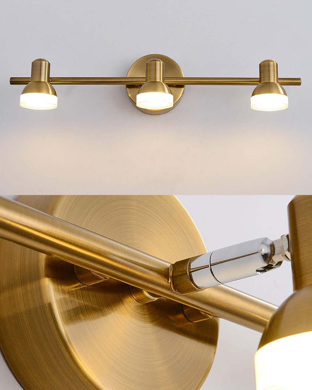 luminaire design doré led