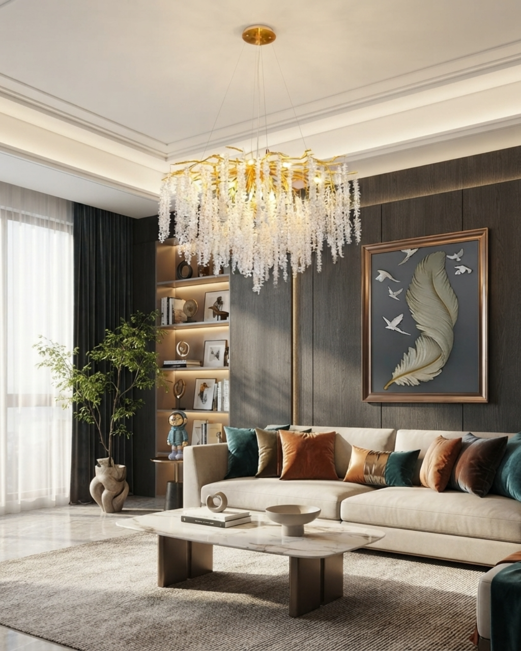 lustre cristal maroc prix 