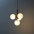Lustre 4 boules au design moderne et élégant