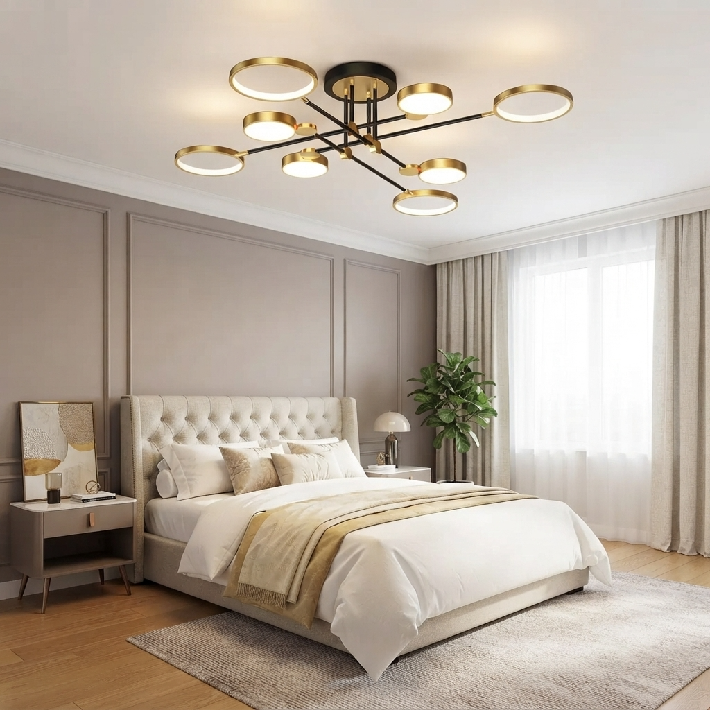 Plafonnier LED Géométrique Contemporain