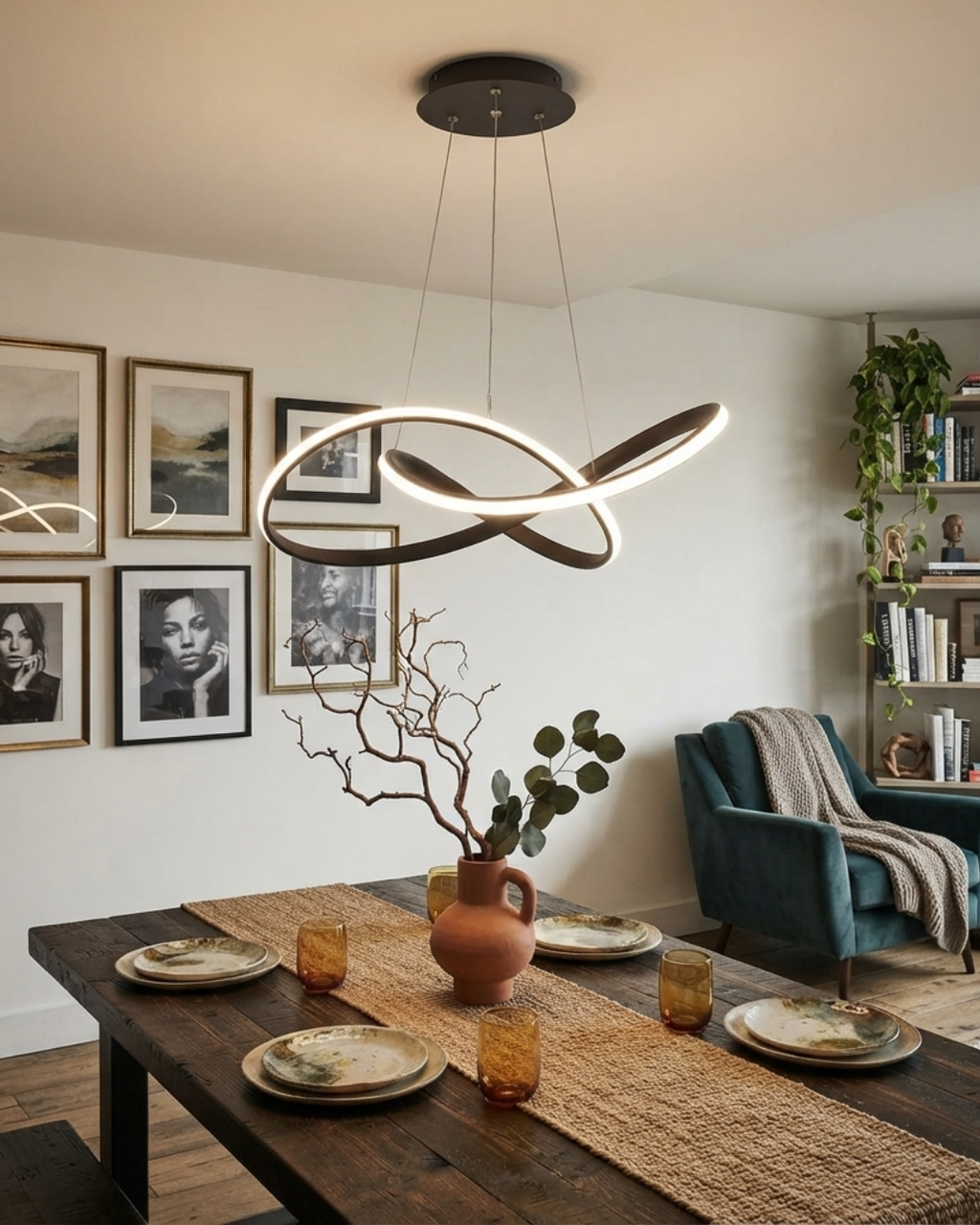 Suspension LED Curly