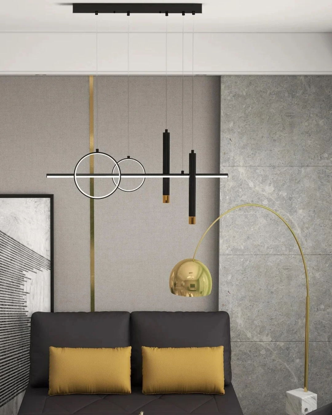 Luminaire suspendue led design maroc