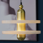 Luminaire en marbre blanc