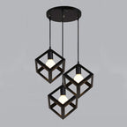 Lampe noir suspendue 