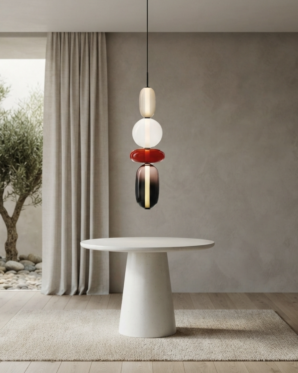 Suspension sculpturale LUXE