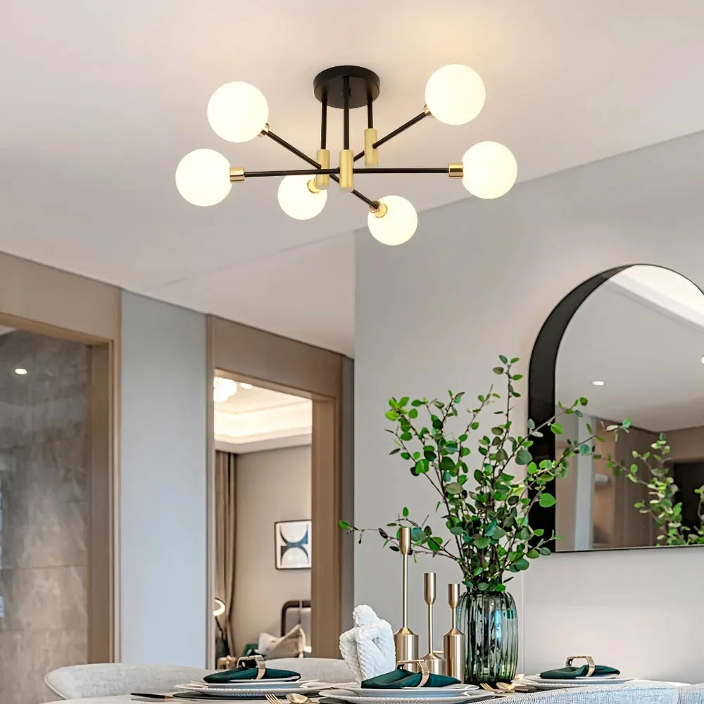 Lustre NOVAIRE Moderne à Sphères