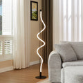 Lampe sur Pied LED Curve Noire