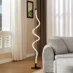 Lampe sur Pied LED Curve Noire